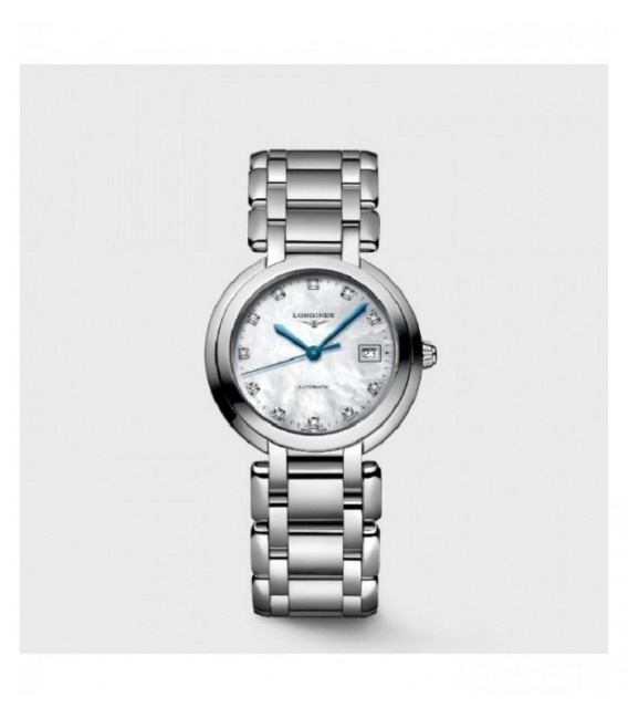 Reloj para mujer LONGINES Prima Luna índices diamantes.