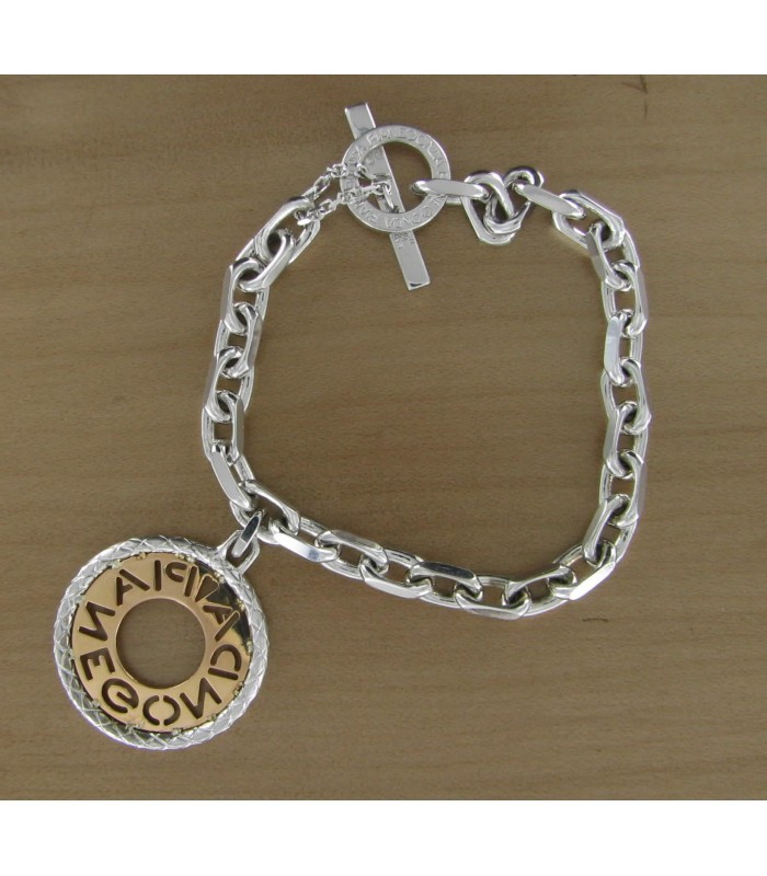 Pulsera PIANEGONDA  con disco de oro