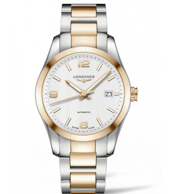 Reloj para hombre Longines Conquest Classic, Acero y Oro