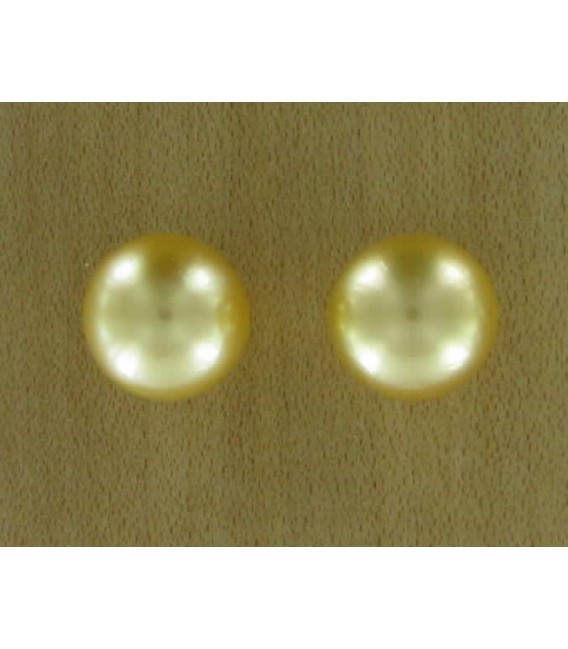 PEND PERLA GOLDEN 11.5 MM